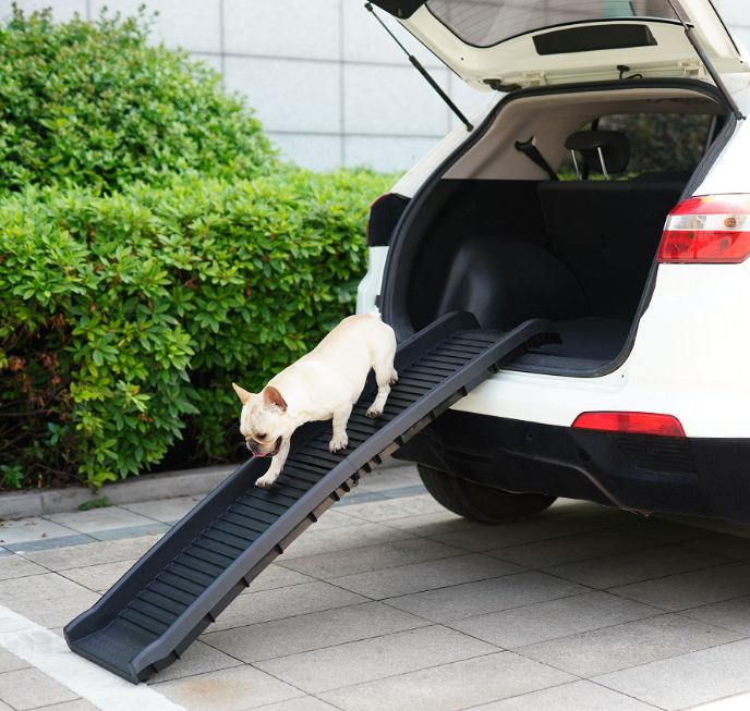 Happy Ride Folding Dog Ramp for Cars Trucks, & SUVs 152cm Foldable Pet Ramp