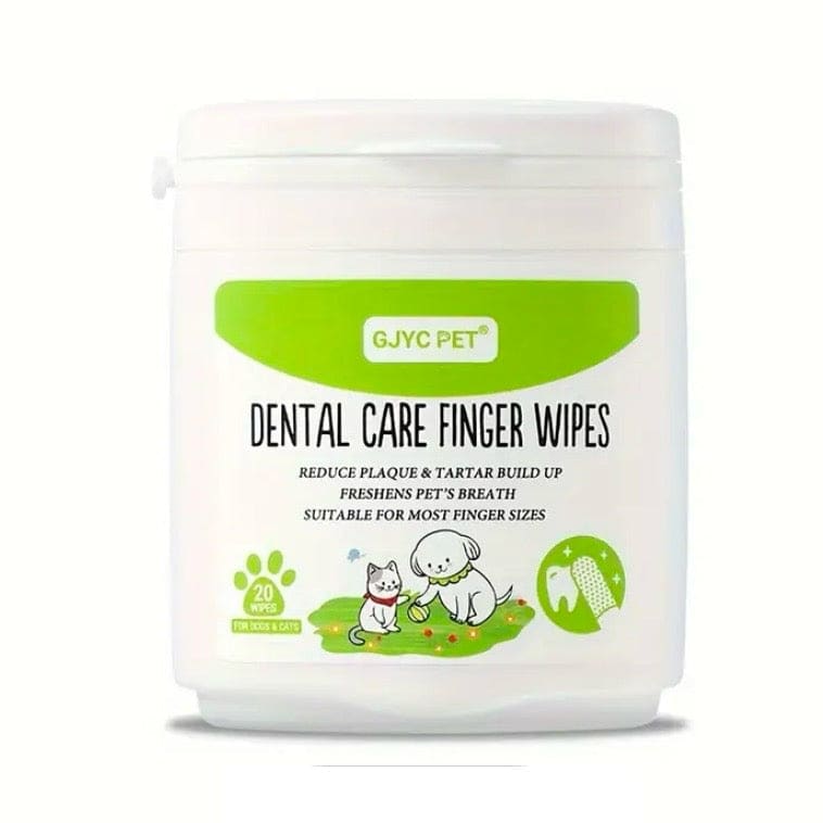 Pet Dental Care Finger Wipes