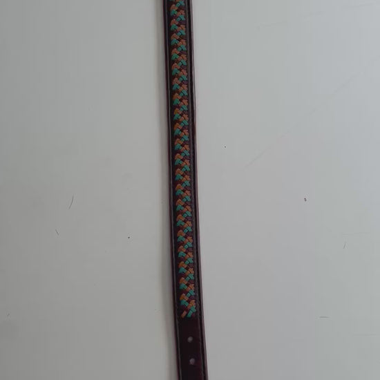 Staffy, Staffordshire Bull Terrier, SBT, Show Collar, Staffie, Leather Collar