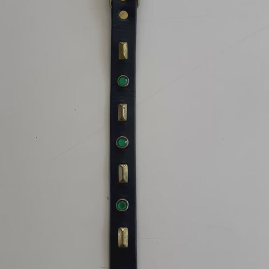 Staffy, Staffordshire Bull Terrier, SBT, Show Collar, Staffie, Leather Collar