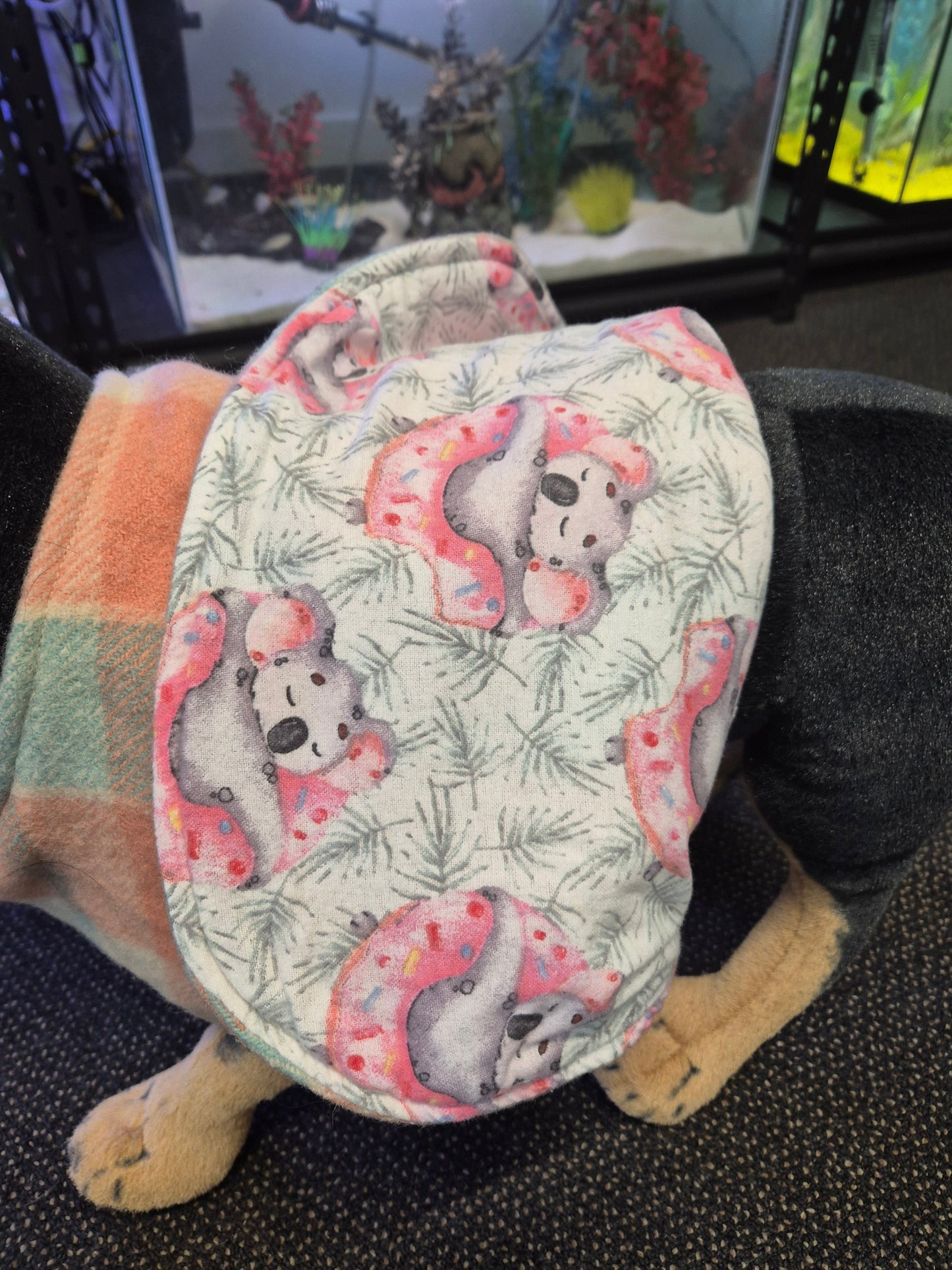 Recycled Wool Blanket Dog Coat 41 cm #62