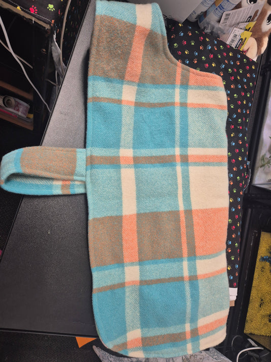 Recycled Wool Blanket Dog Coat 55 cm #79