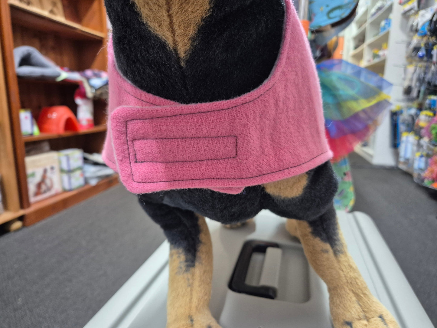 Recycled Wool Blanket Dog Coat 50cm