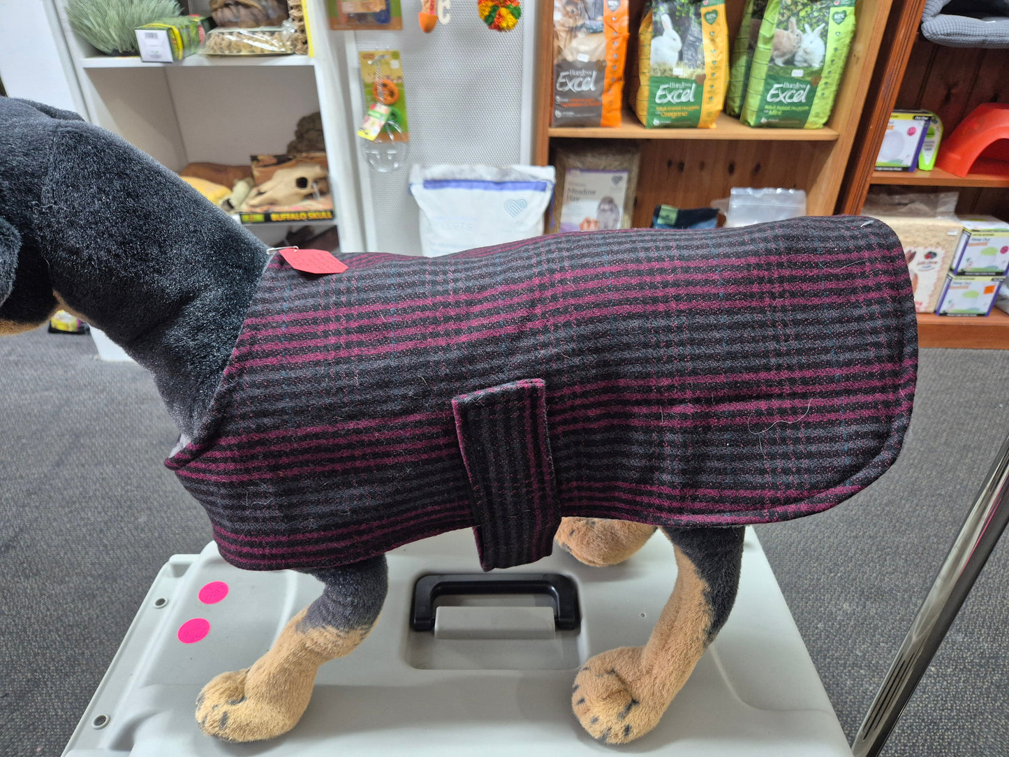 Recycled Wool Blanket Dog Coat 41cm #83