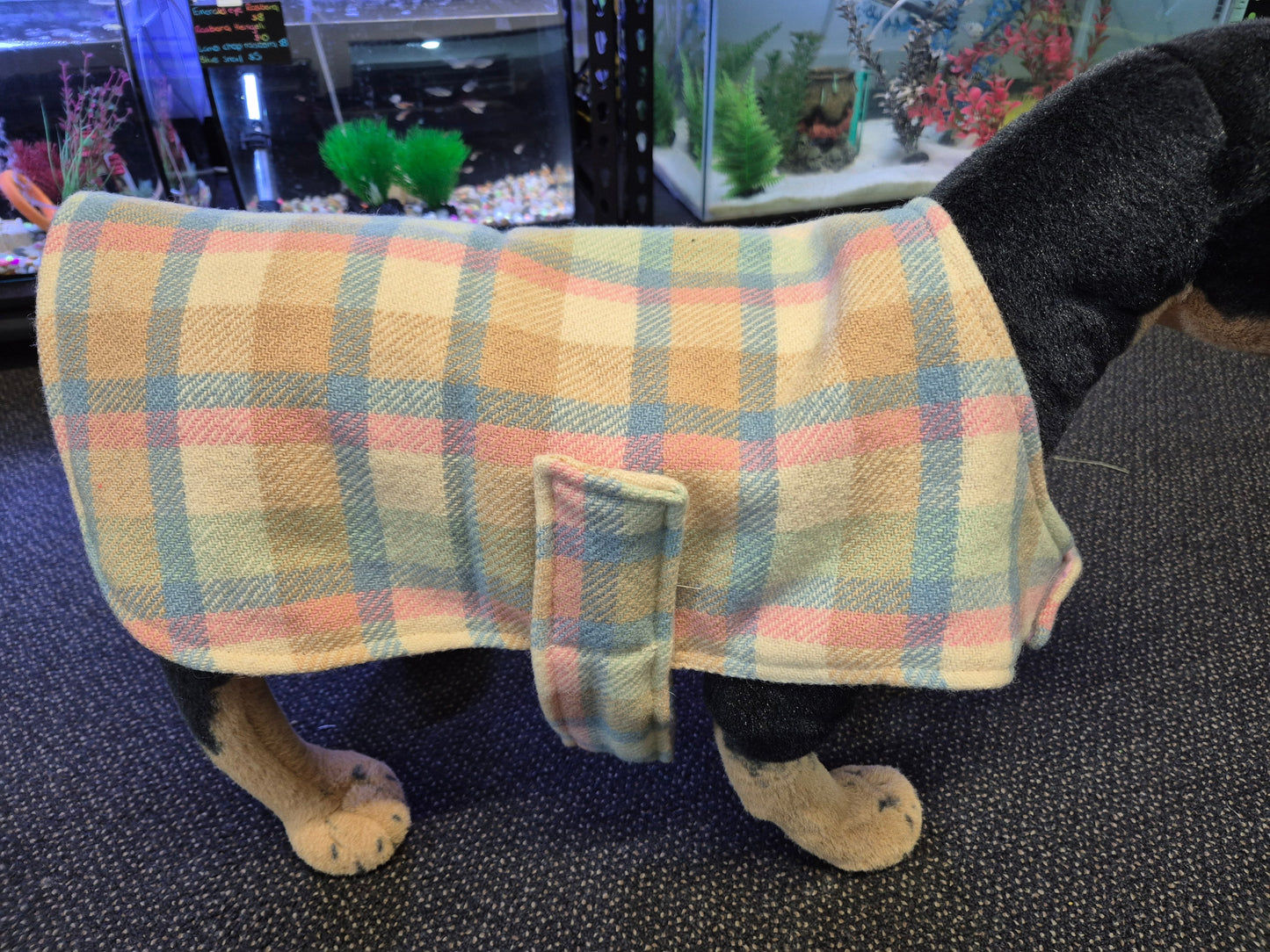 Recycled Wool Blanket Dog Coat 41cm