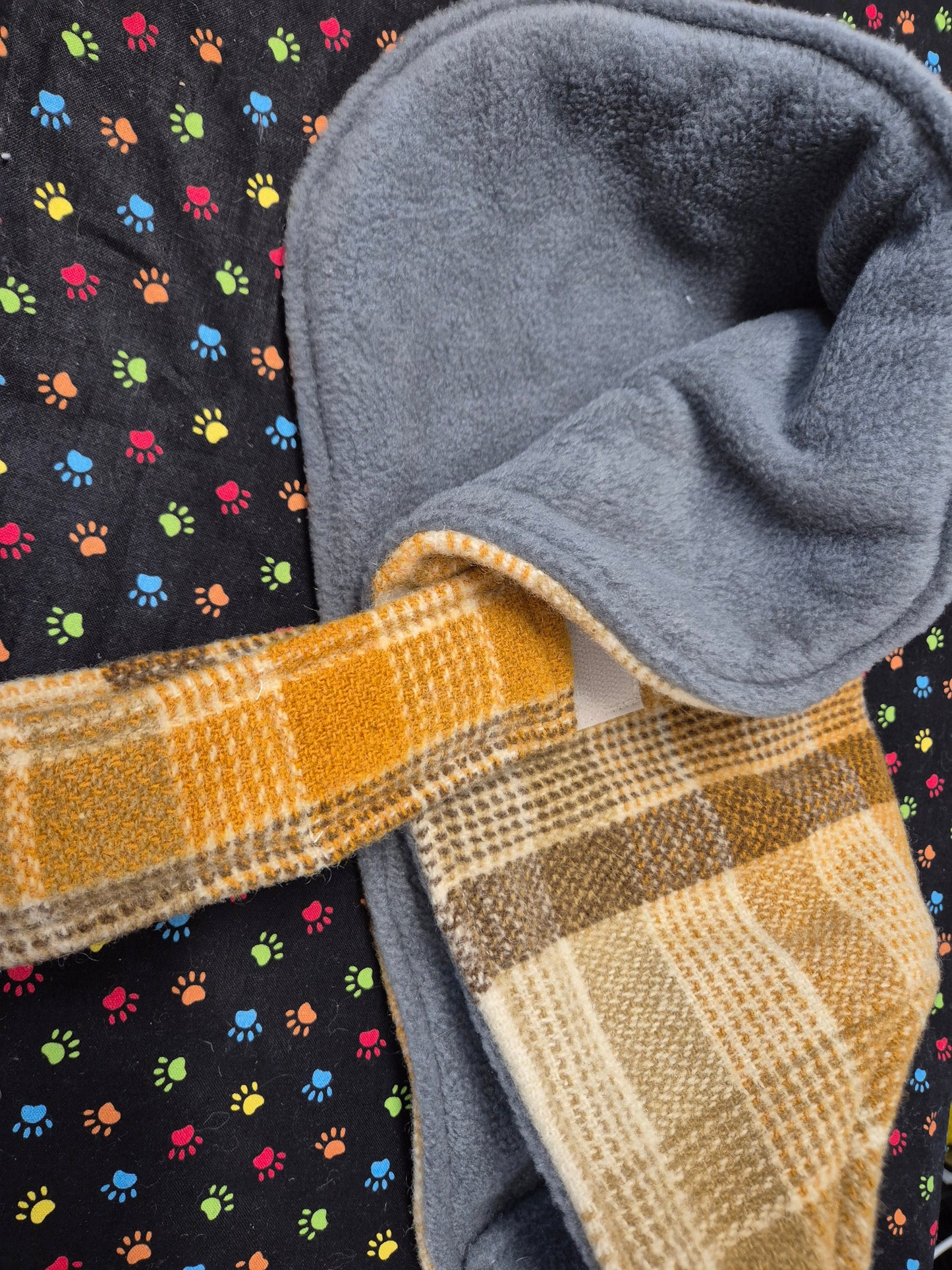 Recycled Wool Blanket Dog Coat 40cm #82