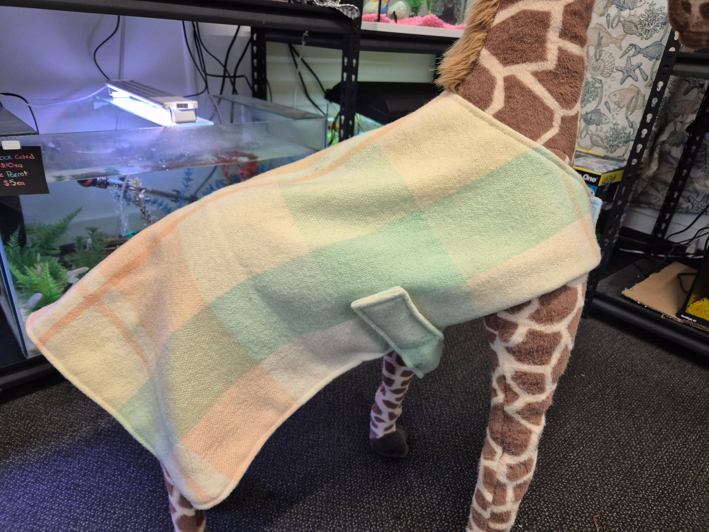 Recycled Wool Blanket Dog Coat 57 cm