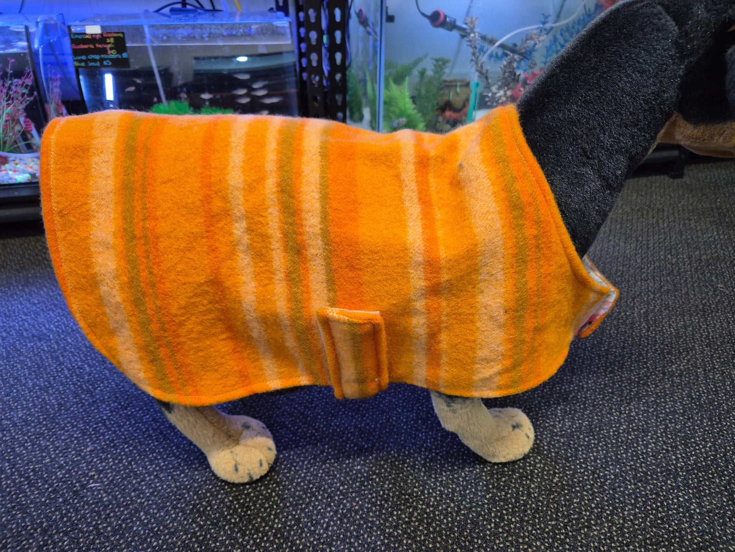 Recycled Wool Blanket Dog Coat 41cm