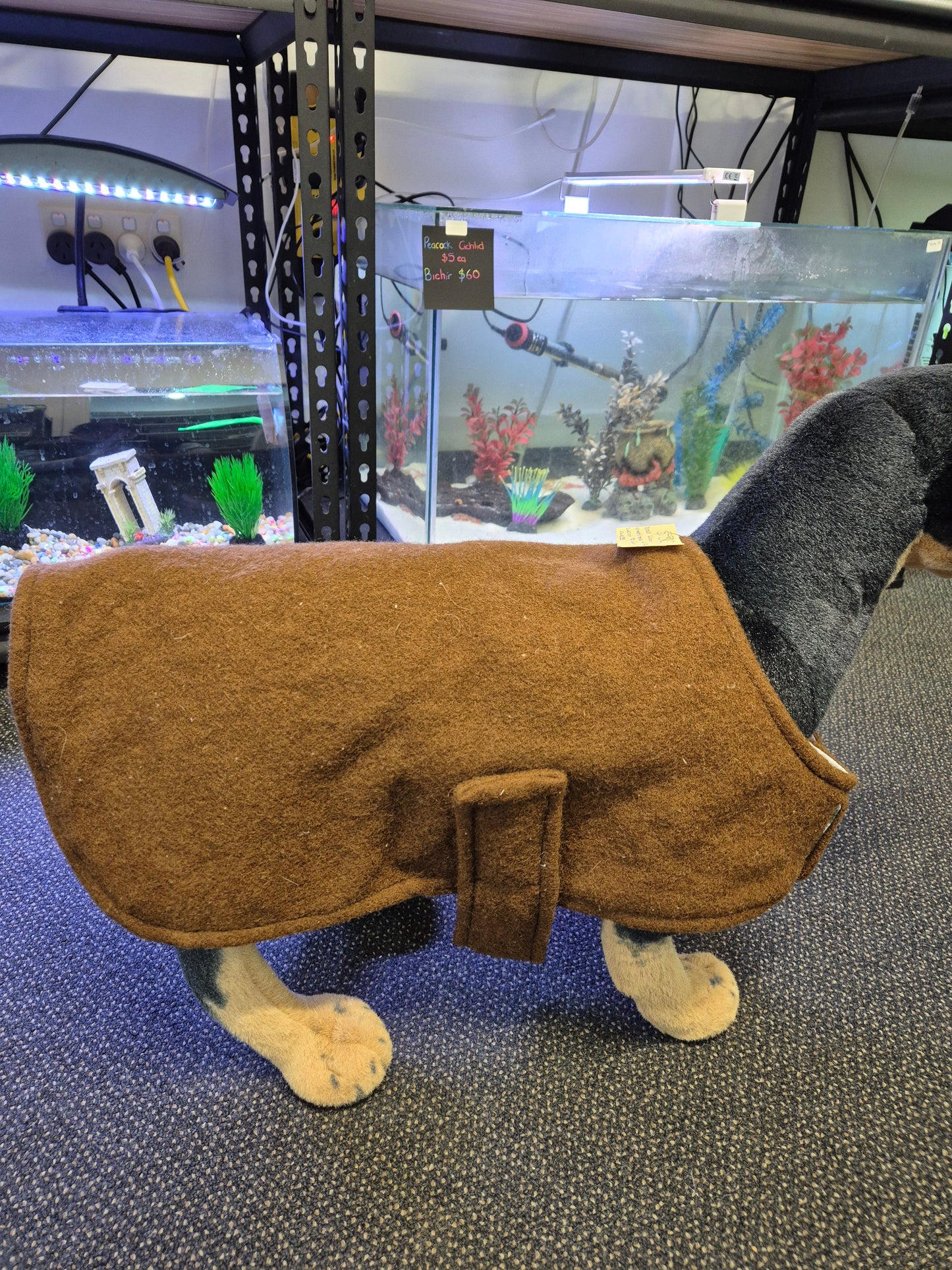 Recycled Wool Blanket Dog Coat 41 cm
