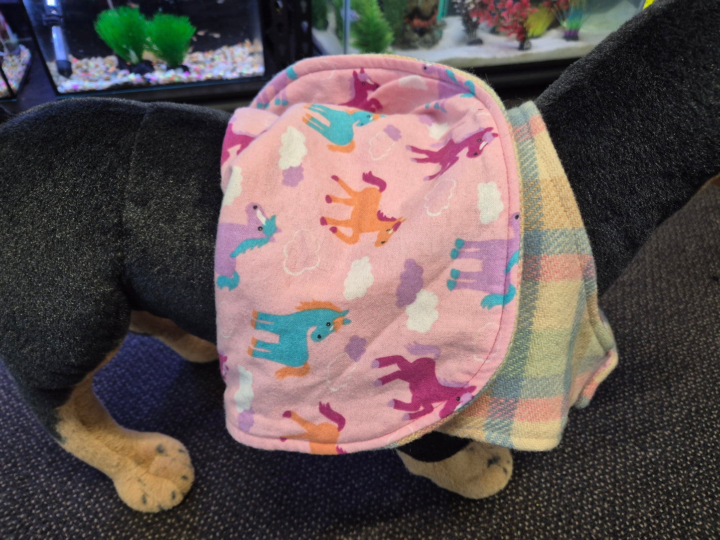 Recycled Wool Blanket Dog Coat 41cm