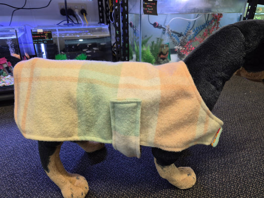 Recycled Wool Blanket Dog Coat 40cm