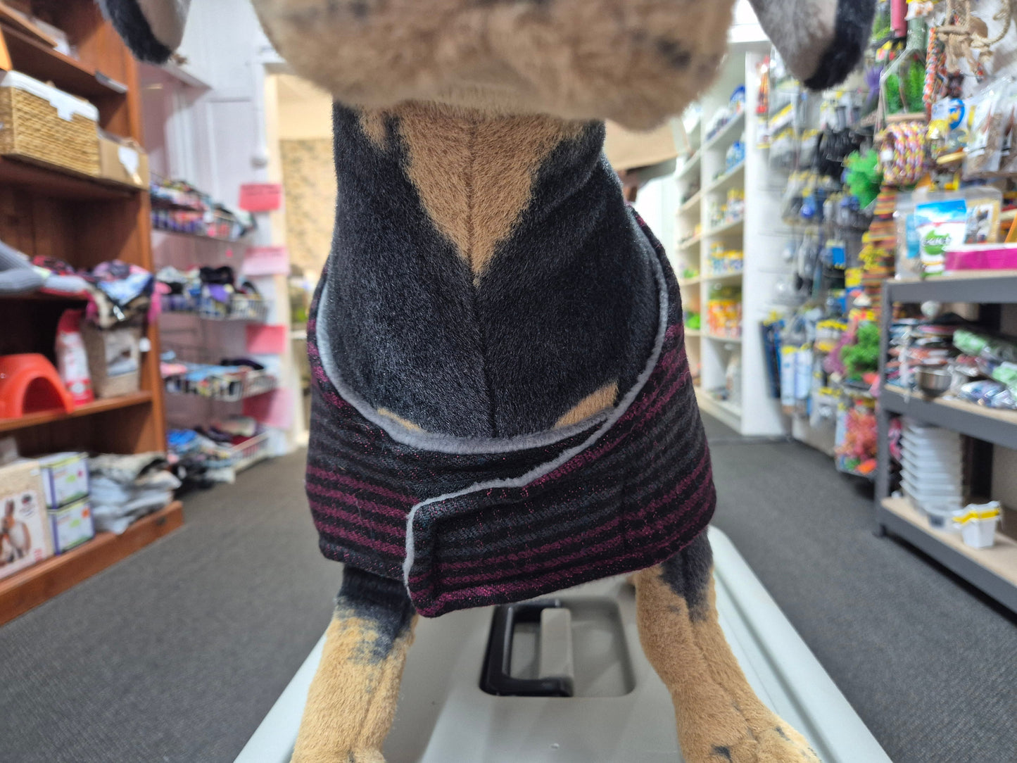 Recycled Wool Blanket Dog Coat 41cm #83