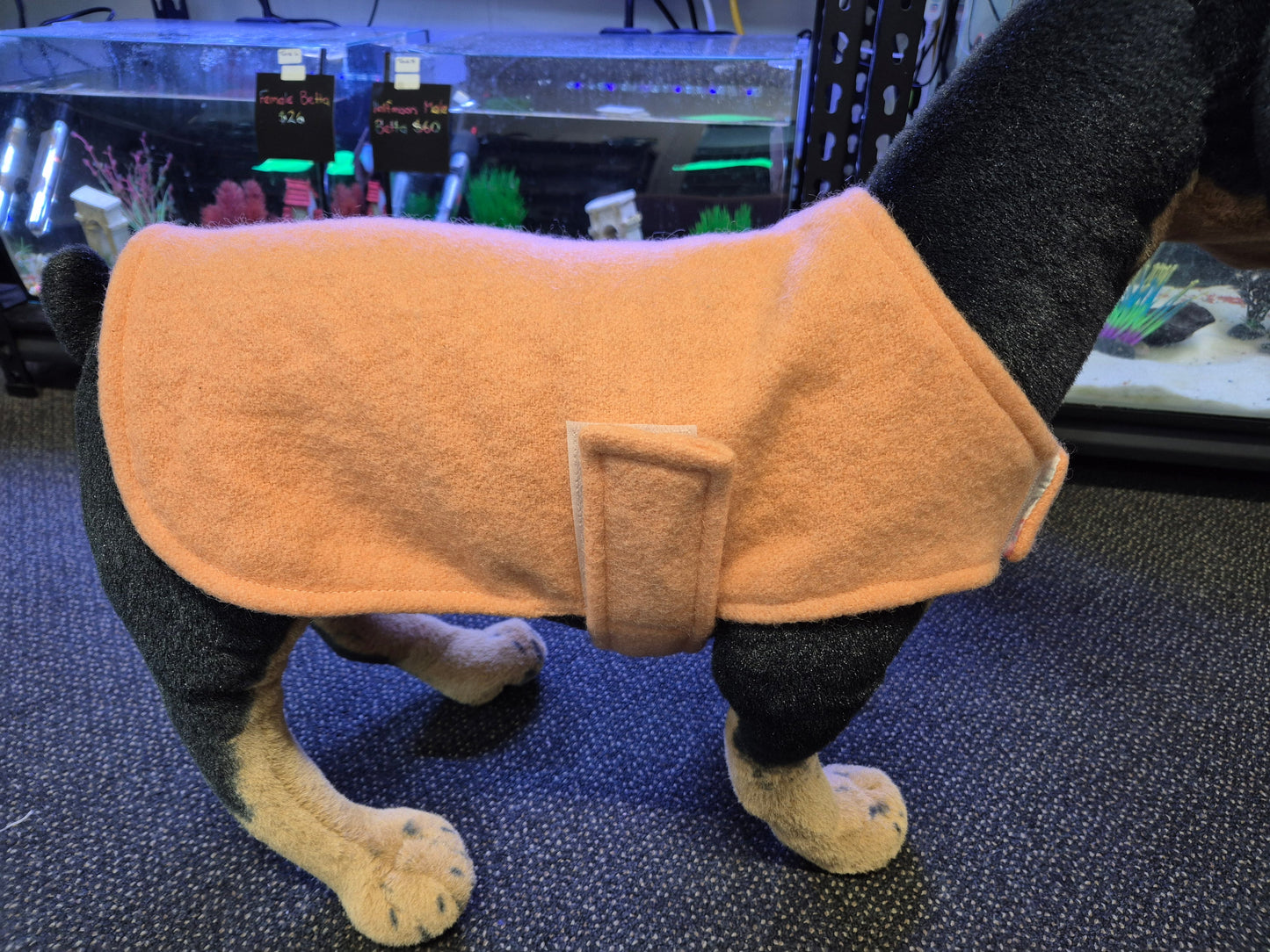 Recycled Wool Blanket Dog Coat 41 cm