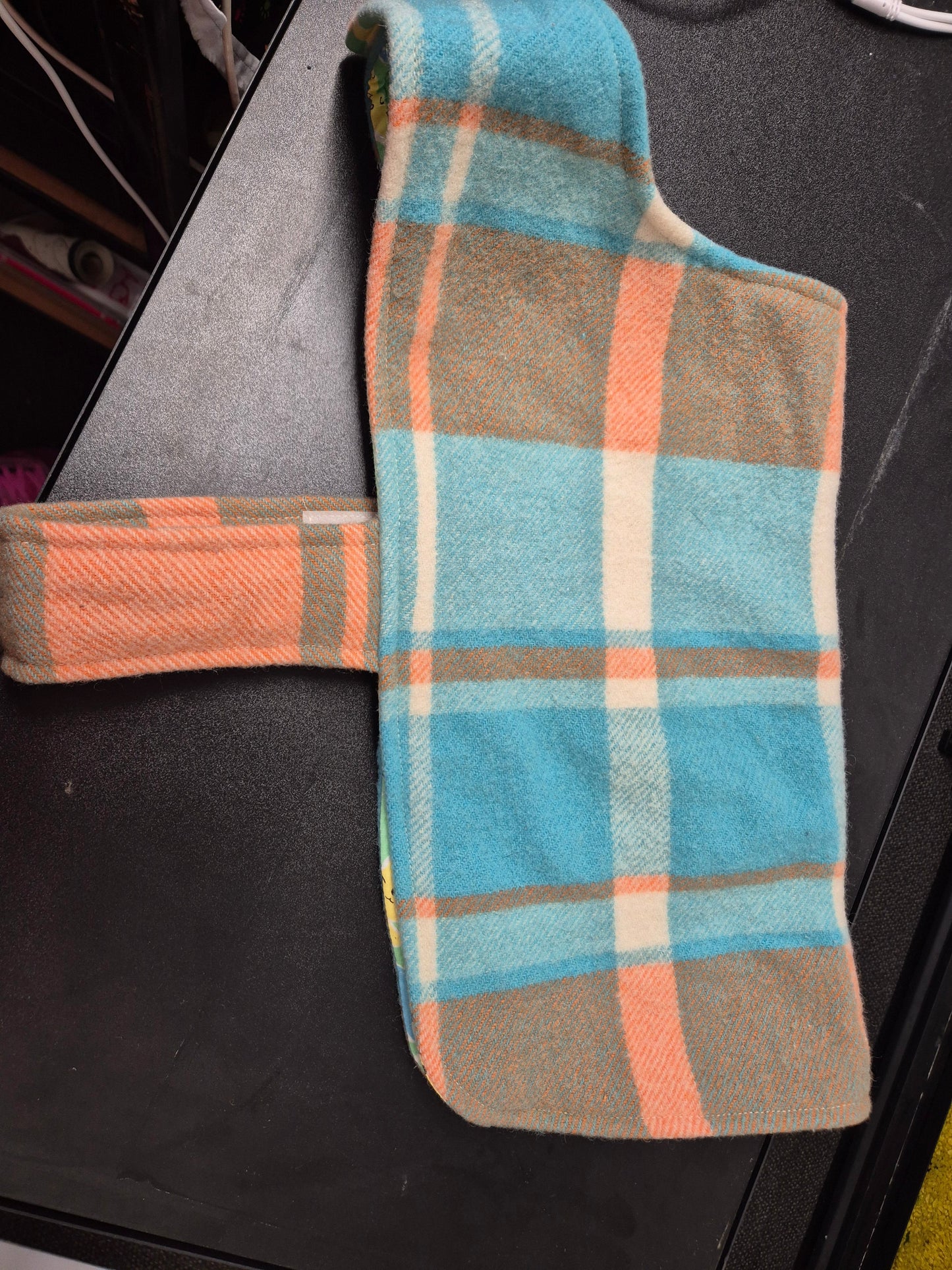 Recycled Wool Blanket Dog Coat 41 cm #77