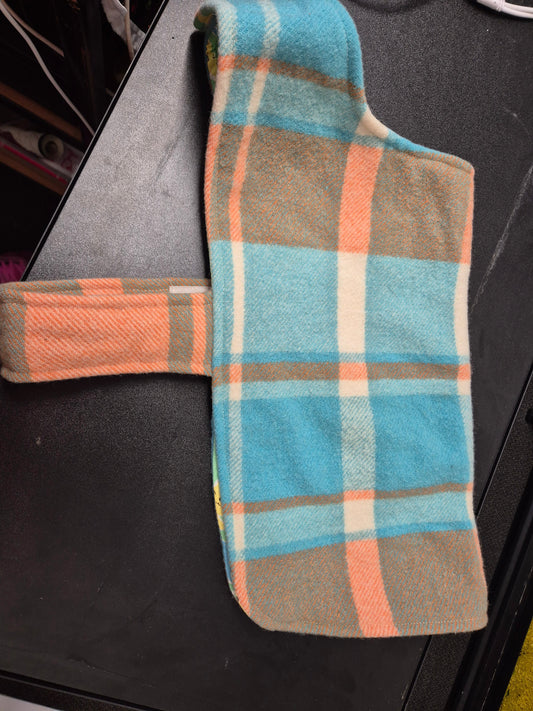 Recycled Wool Blanket Dog Coat 41 cm #77