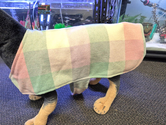 Recycled Wool Blanket Dog Coat 42cm