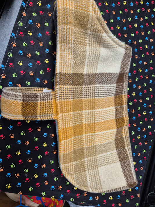 Recycled Wool Blanket Dog Coat 40cm #82