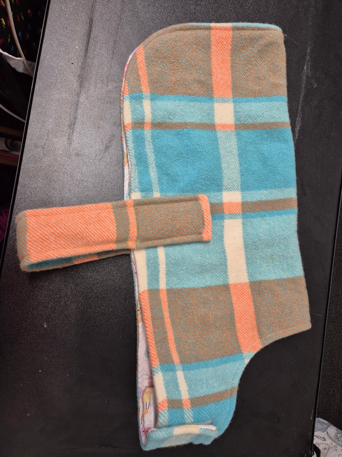 Recycled Wool Blanket Dog Coat 42 cm #74