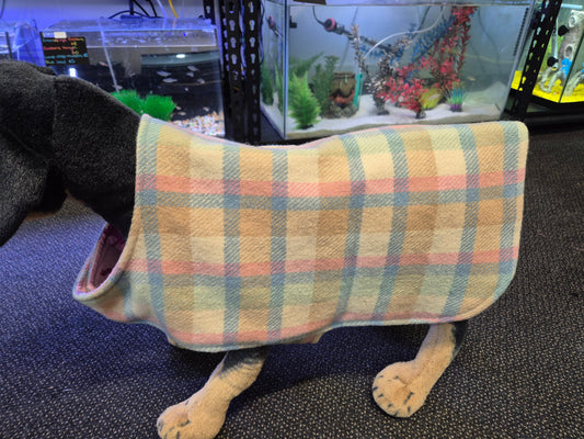 Recycled Wool Blanket Dog Coat 41cm