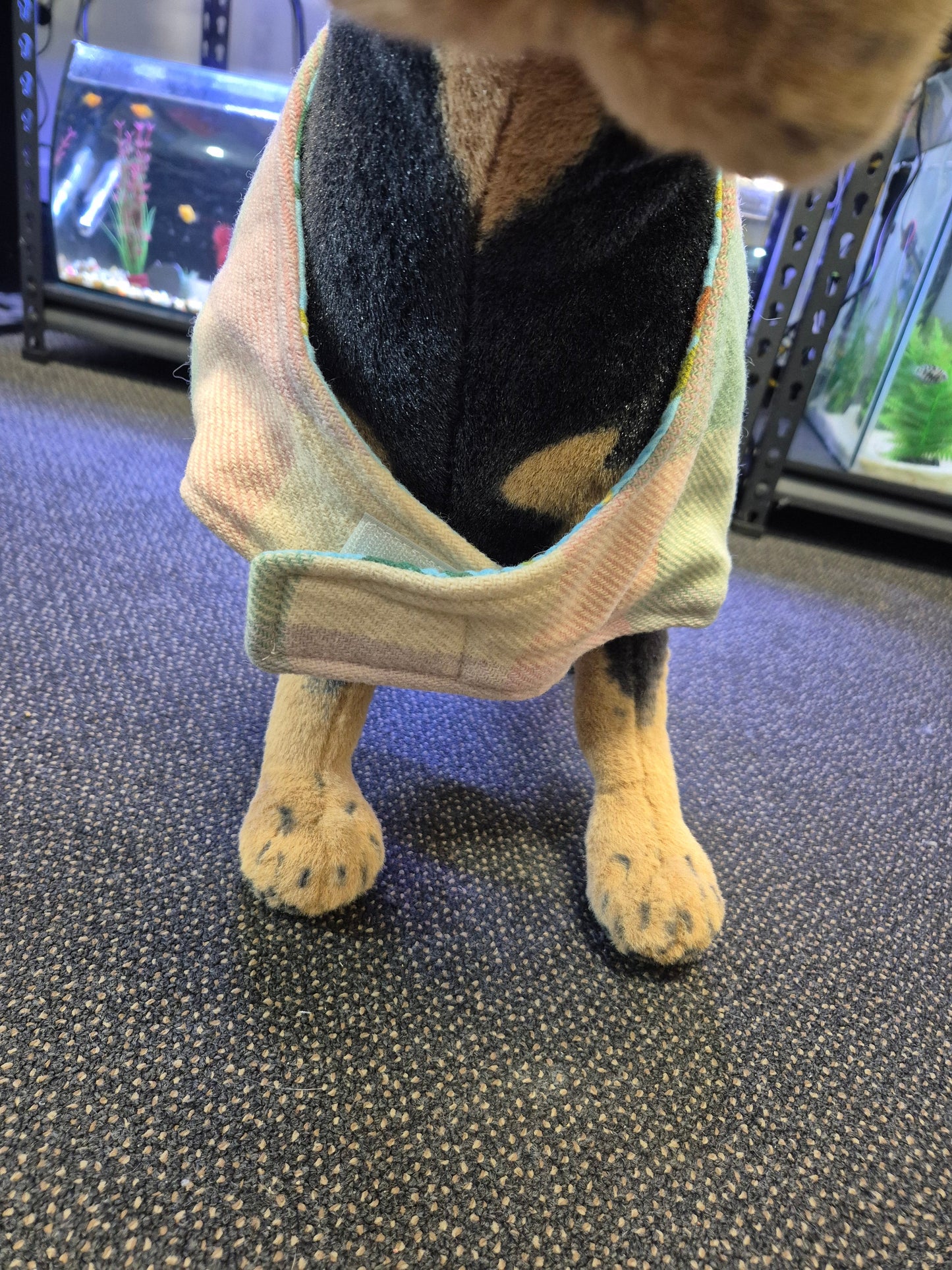 Recycled Wool Blanket Dog Coat 43cm